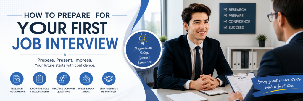 How to Prepare for Your First Job Interview